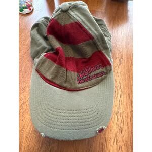 Freddy Krueger Hat Nightmare on Elm Street Cap Horror Movie Hat Distressed